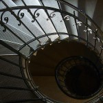steel spiral staircase